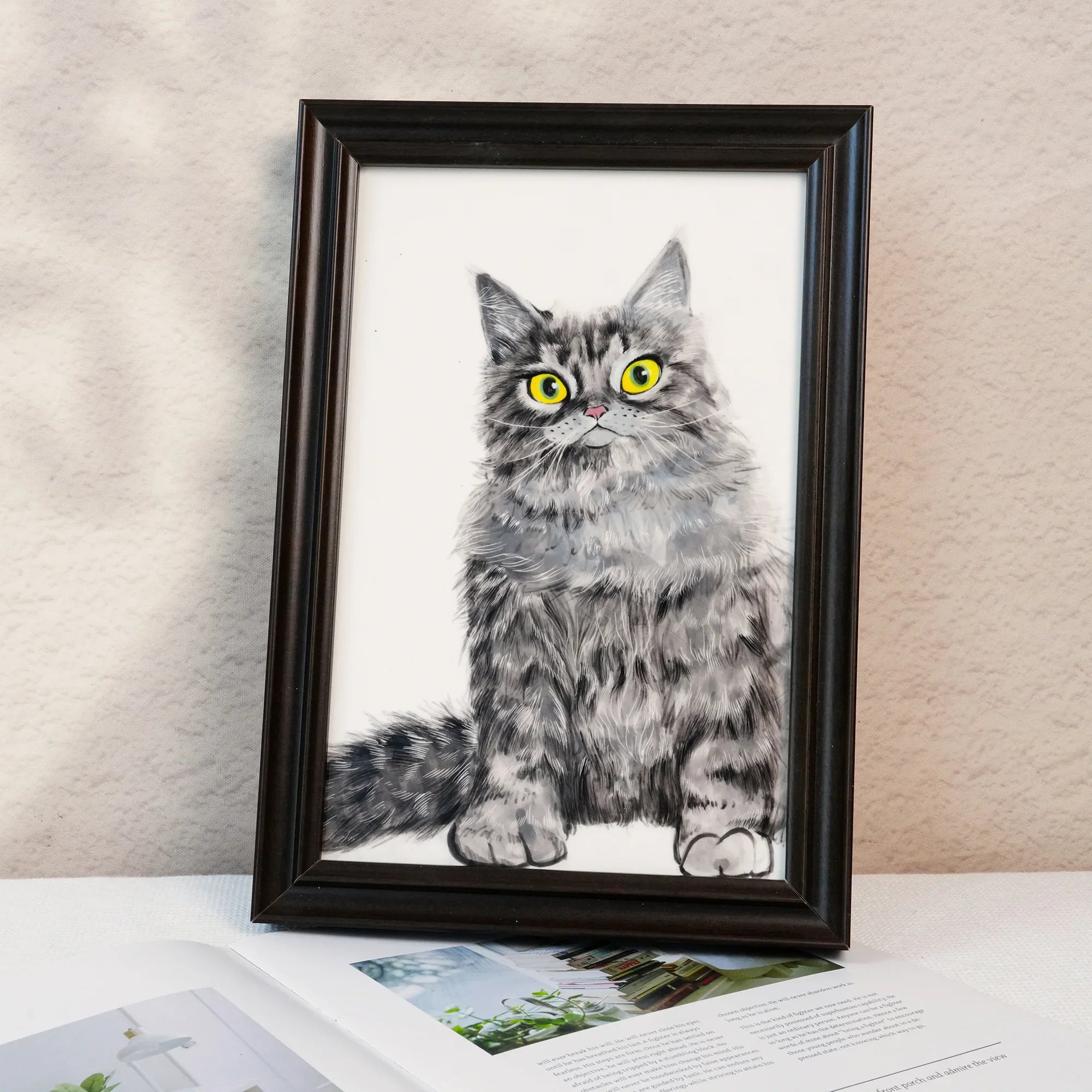Custom portraits, pet customization, pet portrait customization