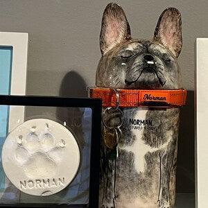 Pet decorations | Customized ceramic hand-painted pet storage box | pet memorial | ceramic hand-painted pet urn | multi-scene pet crafts (Copy) - elysianpet