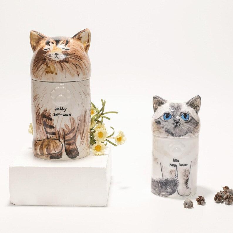 Pet urn, pet urn customization, ceramic urn
