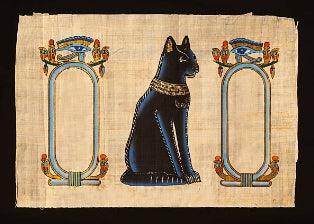 Handcrafted ceramic cat urn for an Egyptian Mau, symbolizing love, loyalty, and remembrance.