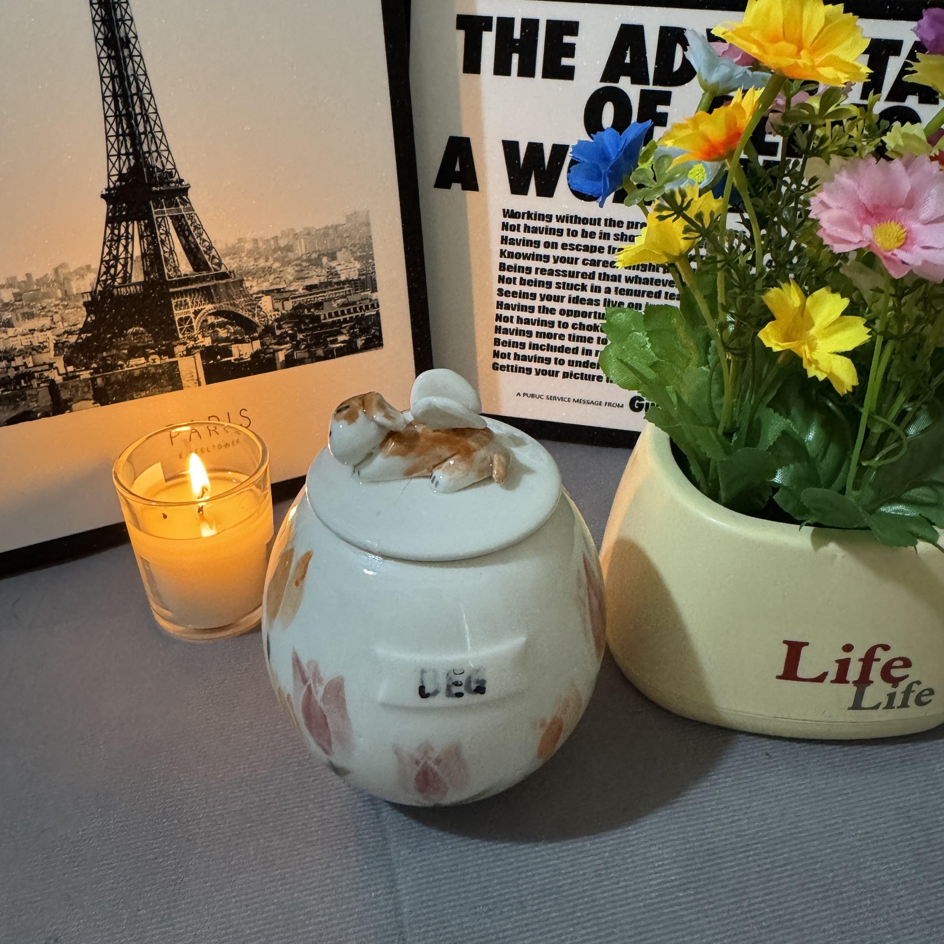 Dog urn | Custom Pet Urn - elysianpet