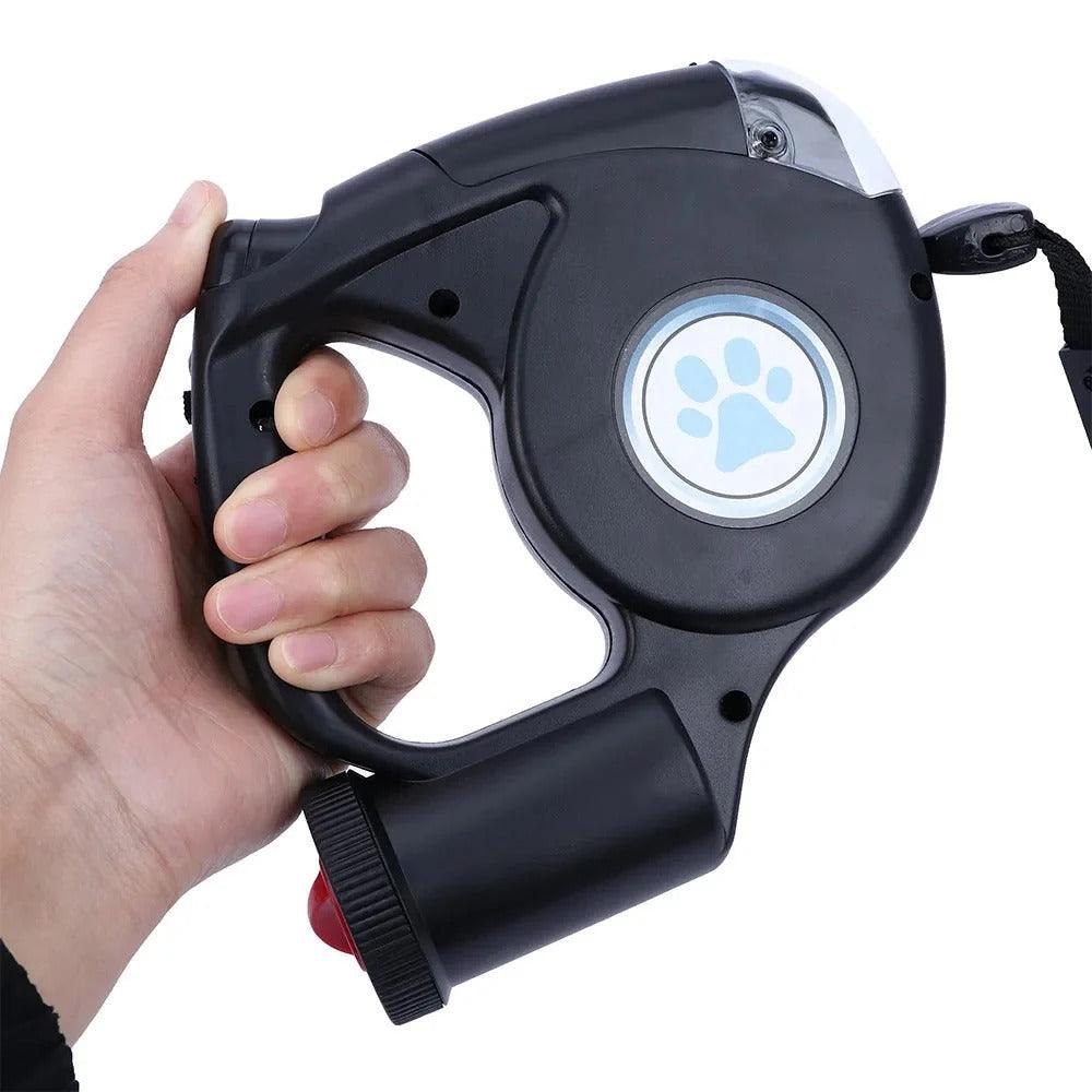 Dog leash, tangle-free leash, 360° rotating leash, one-to-two leash