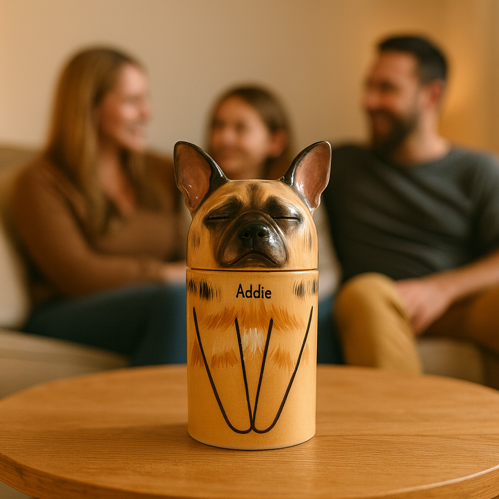 Custom Ceramic Dog Ashes Urn Pet Keepsake Memorial