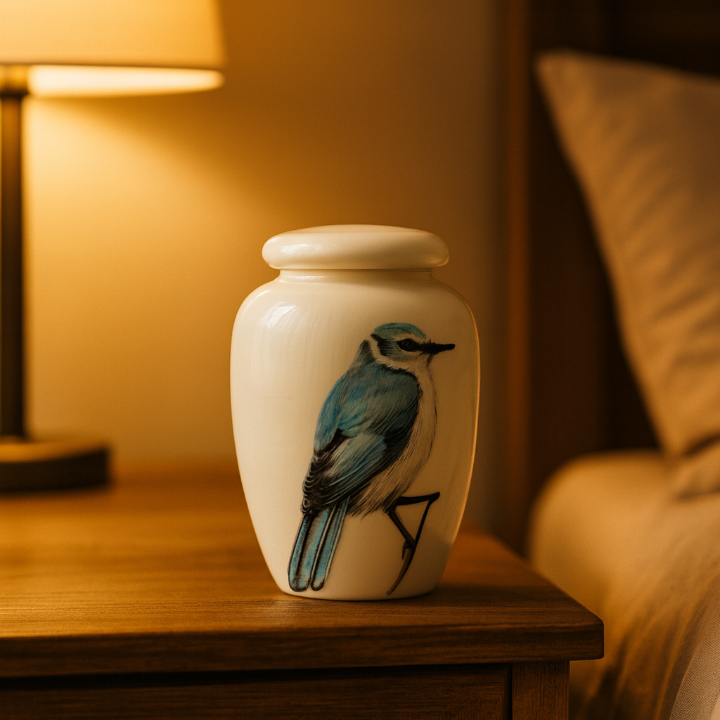 One-of-a-Kind Ceramic Pet Memorial – Hand-Painted Artwork