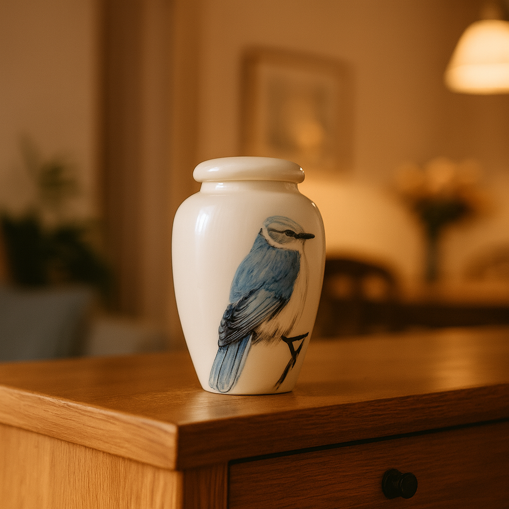 One-of-a-Kind Ceramic Pet Memorial – Hand-Painted Artwork