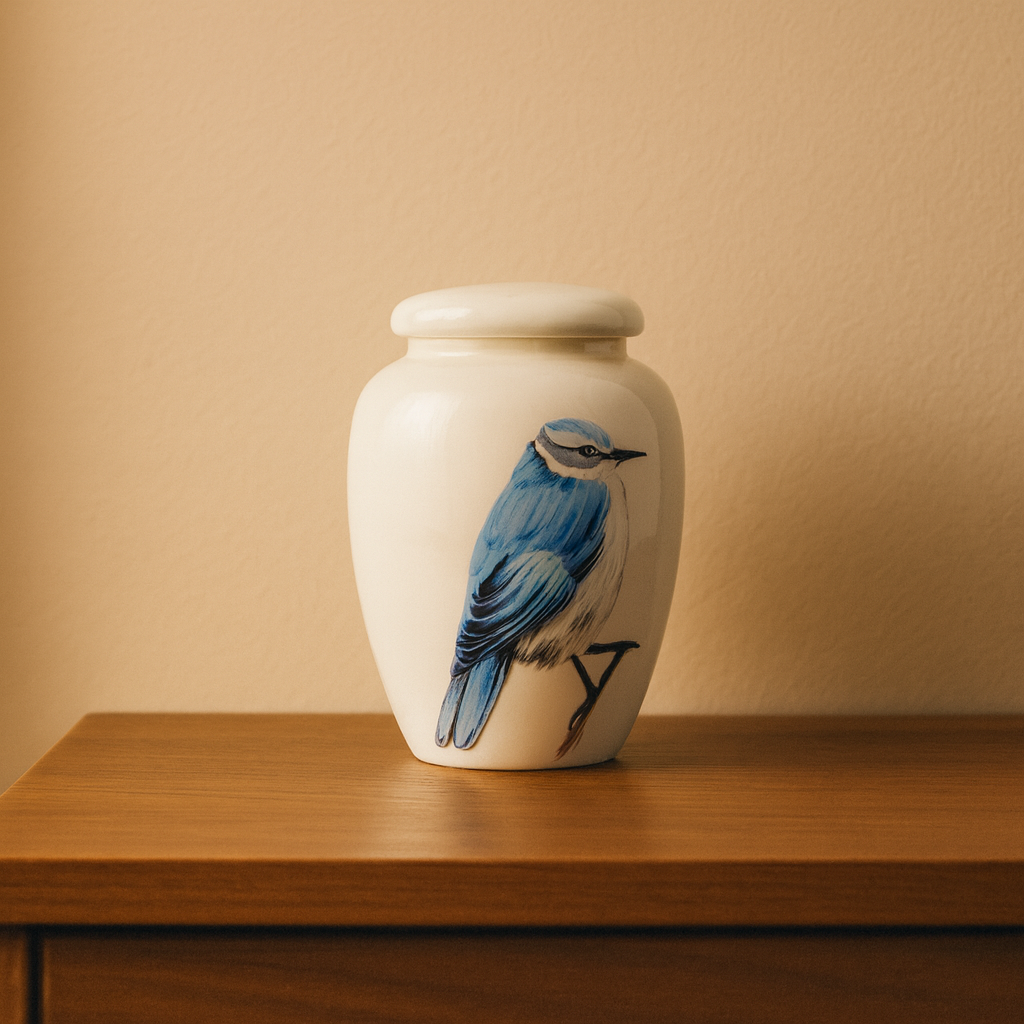 One-of-a-Kind Ceramic Pet Memorial – Hand-Painted Artwork