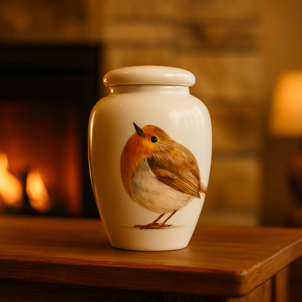 One-of-a-Kind Ceramic Pet Memorial – Hand-Painted Artwork