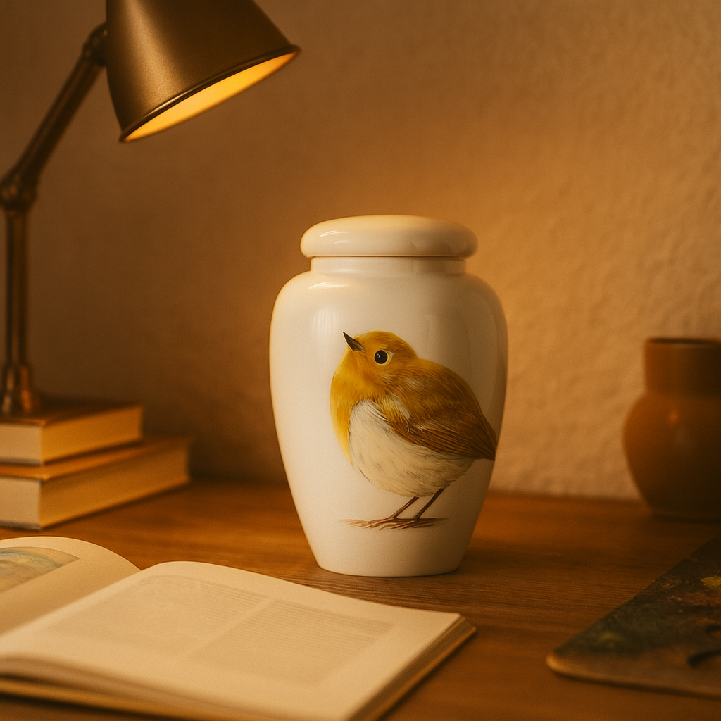 One-of-a-Kind Ceramic Pet Memorial – Hand-Painted Artwork