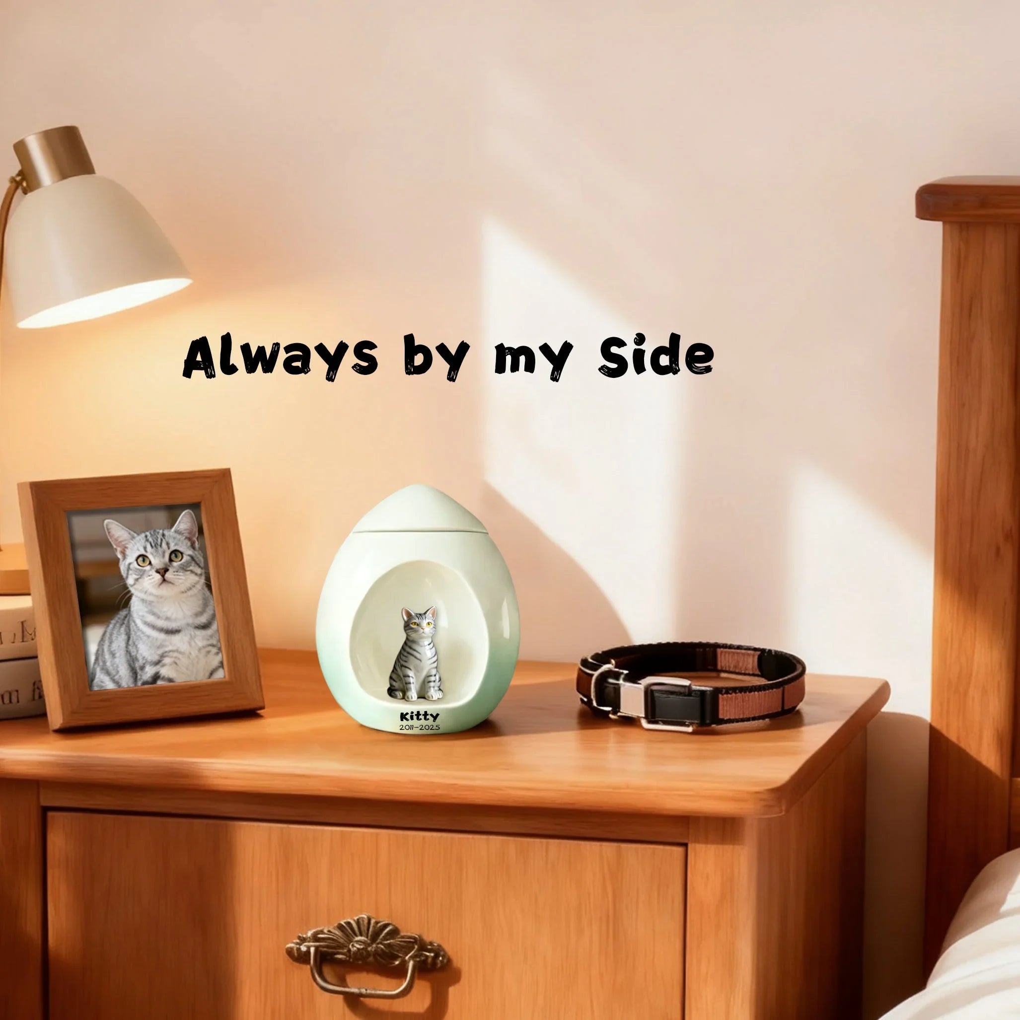 Personalized ceramic keepsakes, handcrafted pet memorials