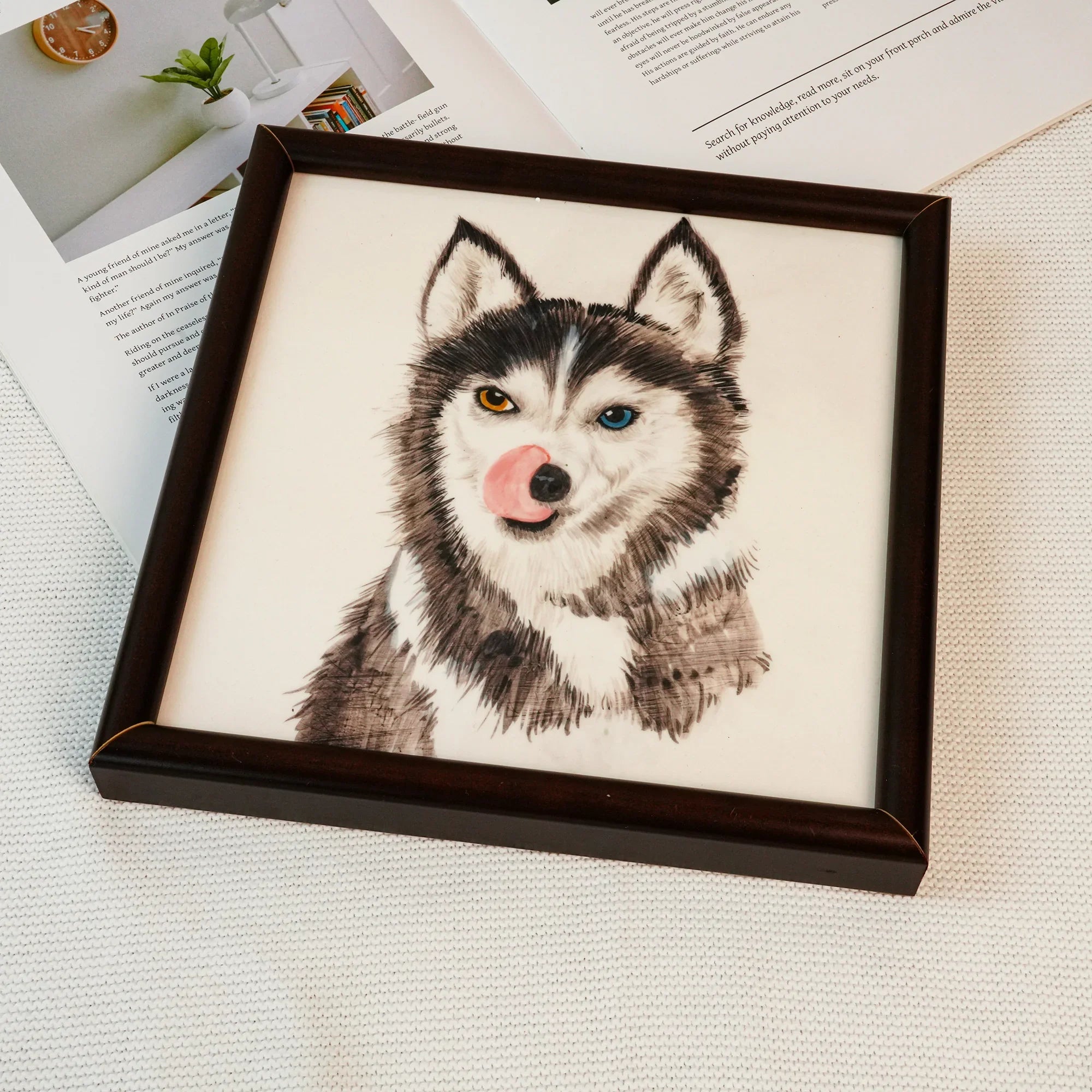 Custom portraits, pet customization, pet portrait customization