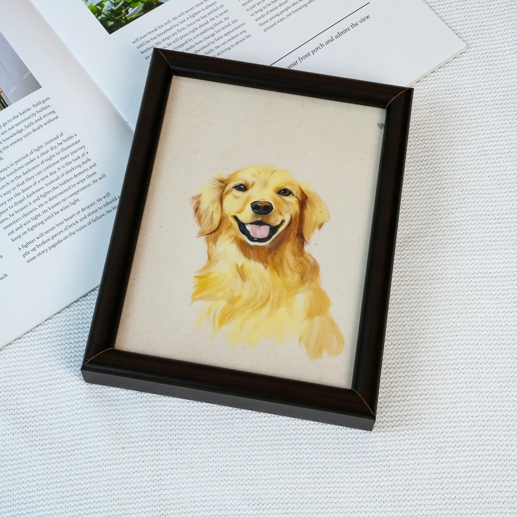 Custom portraits, pet customization, pet portrait customization