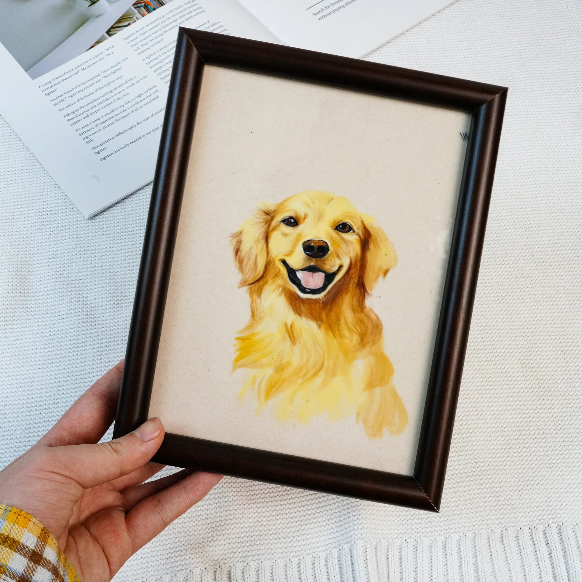 Custom portraits, pet customization, pet portrait customization