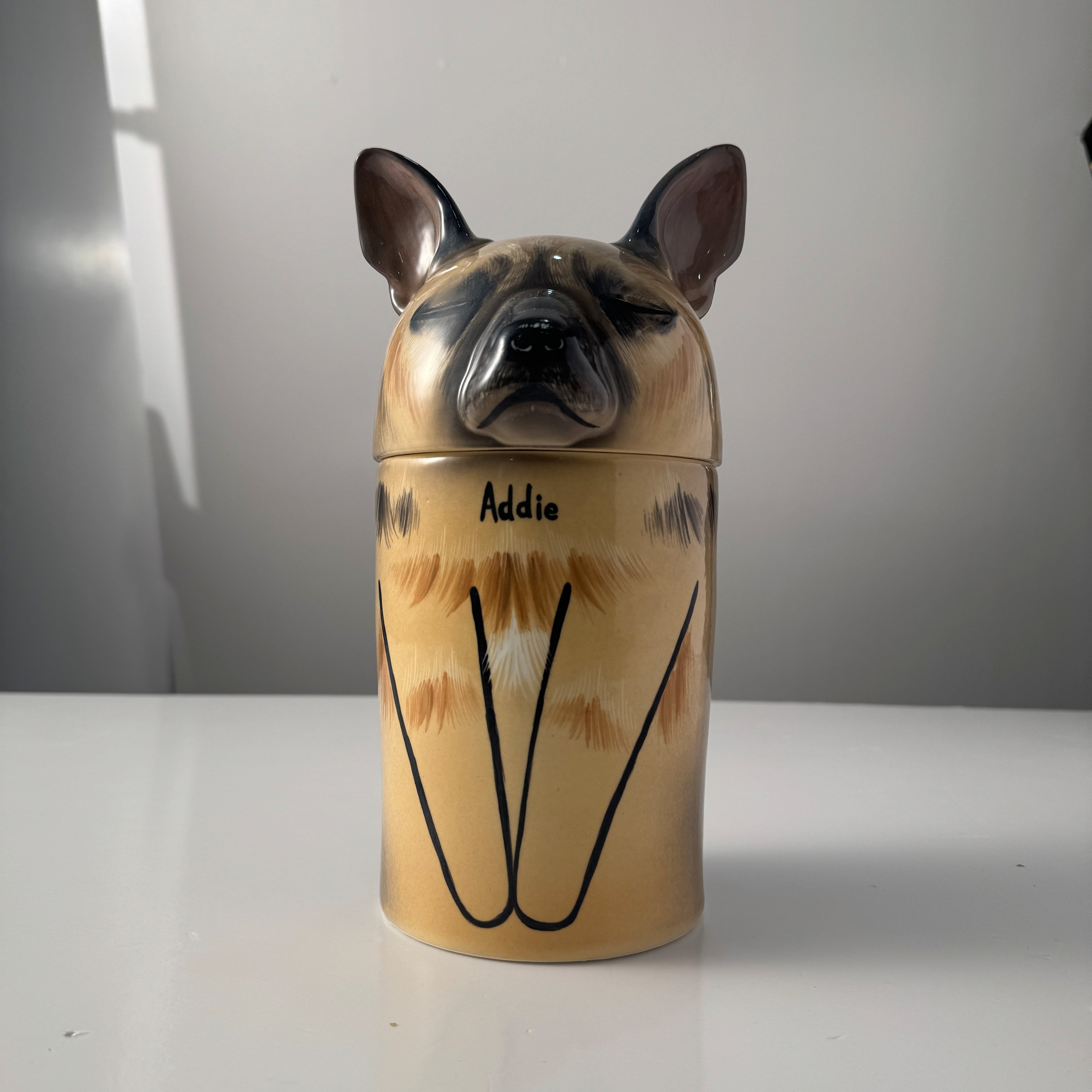 Custom Ceramic Dog Ashes Urn Pet Keepsake Memorial