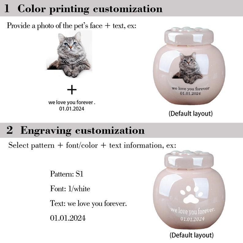 Ceramic Pet Urn | Pet funeral supplies light luxury sealed jar high-end ceramic urn simple moisture-proof small pet urn - elysianpet