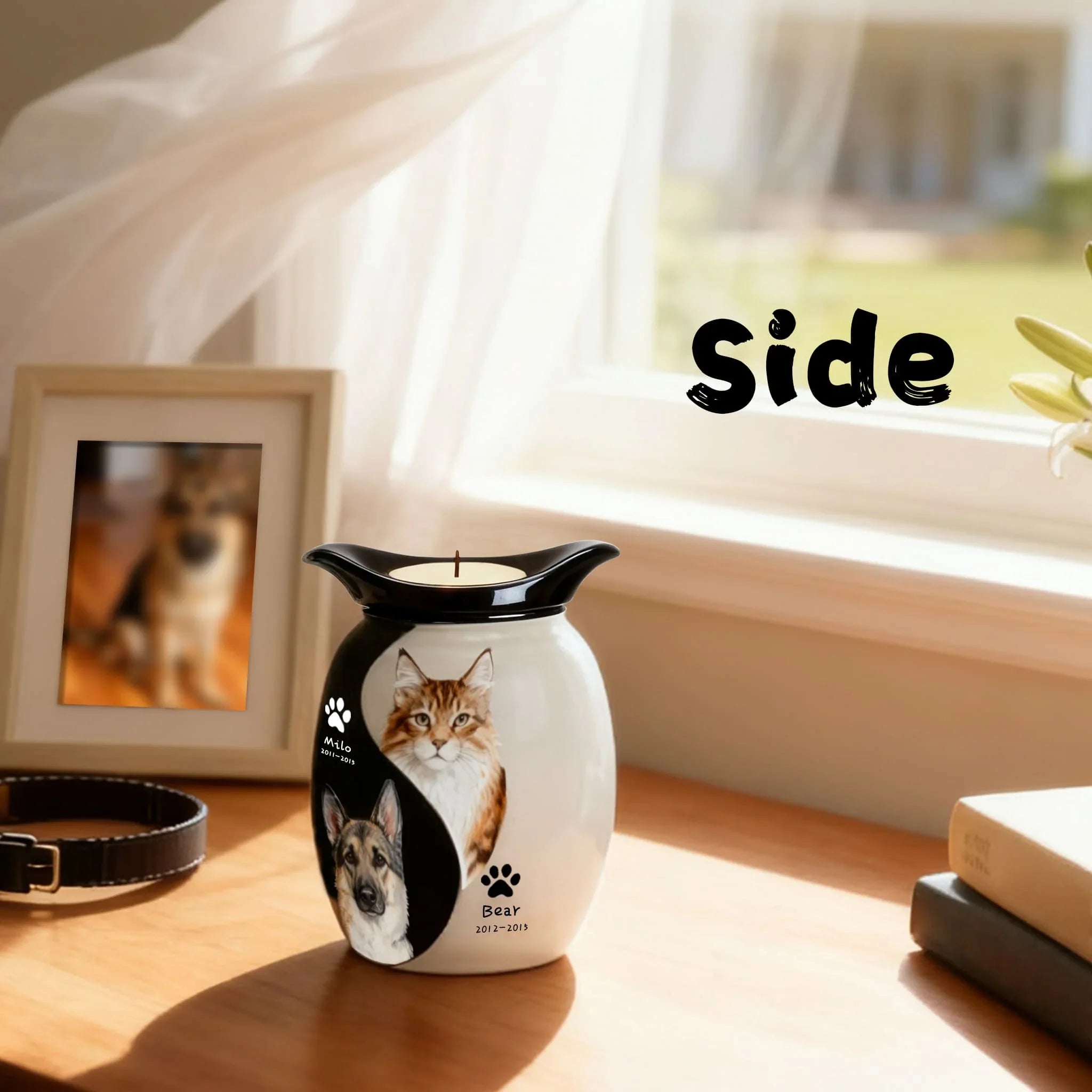 Custom Dog Urn for Ashes – For Two Pets