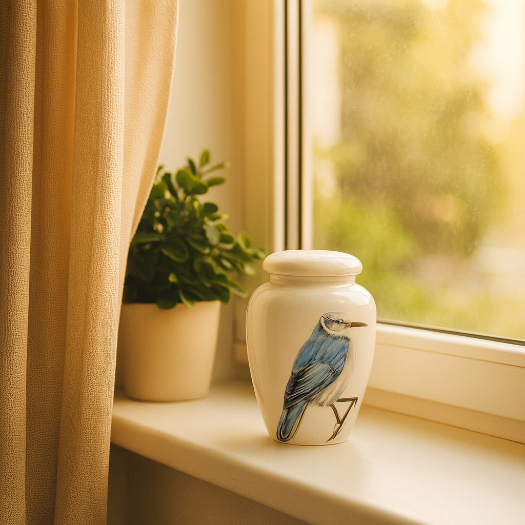 One-of-a-Kind Ceramic Pet Memorial – Hand-Painted Artwork