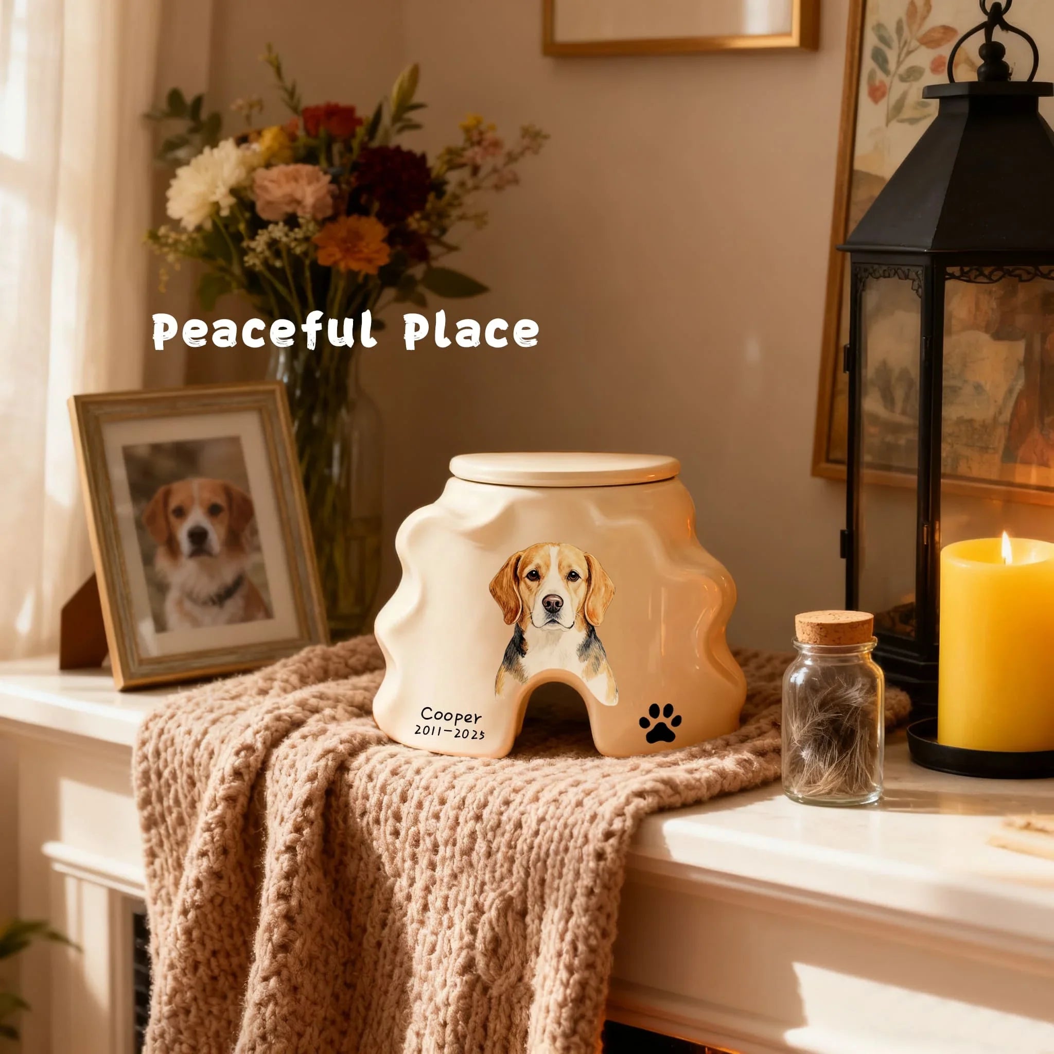 Custom Dog Urn for Ashes #BP101