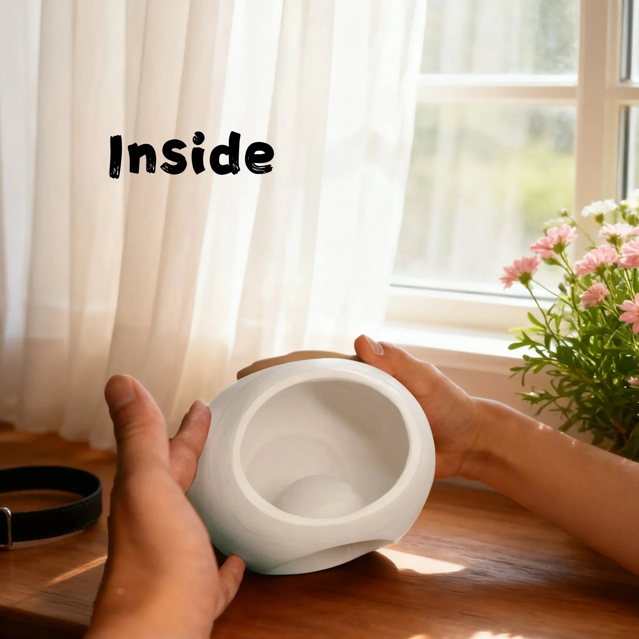 Personalized Cat Urn for Ashes – Handmade Custom Portrait Memorial with Name, A Loving Pet Keepsake