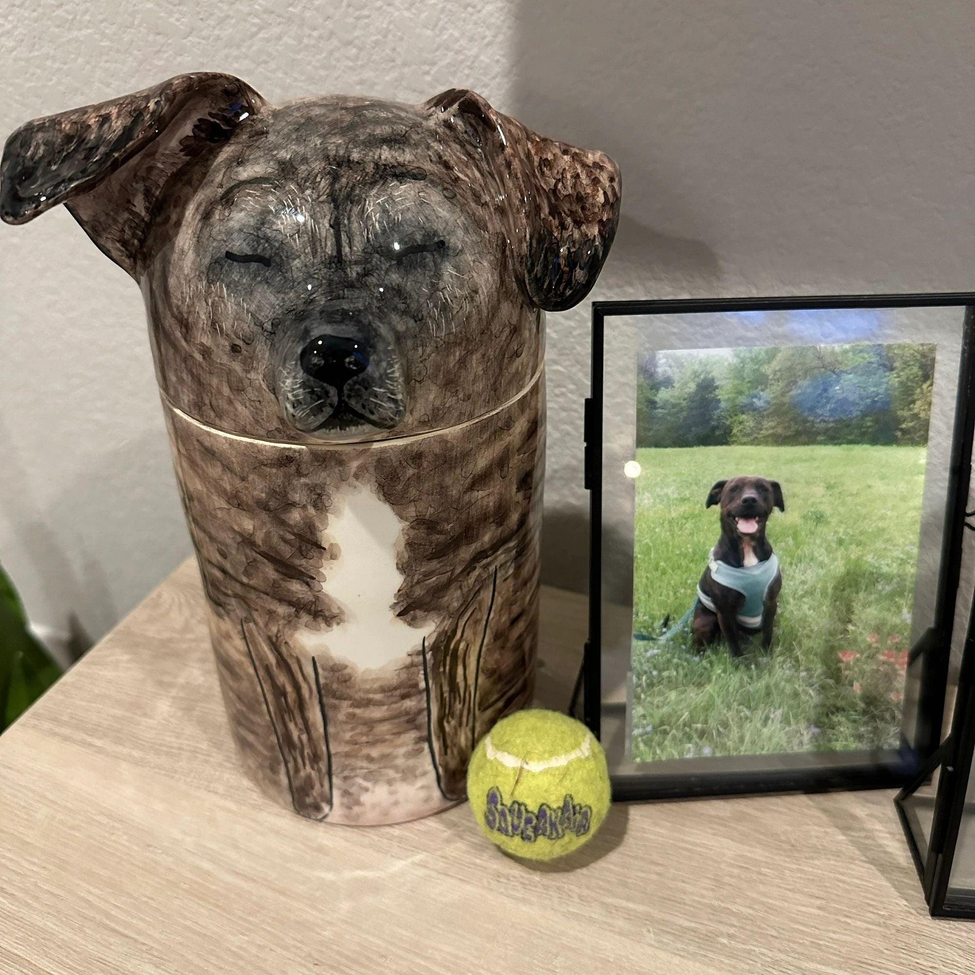 100% customized unique handmade ceramic dog urn|Home decor Pet decorations| Pet ornaments - elysianpet