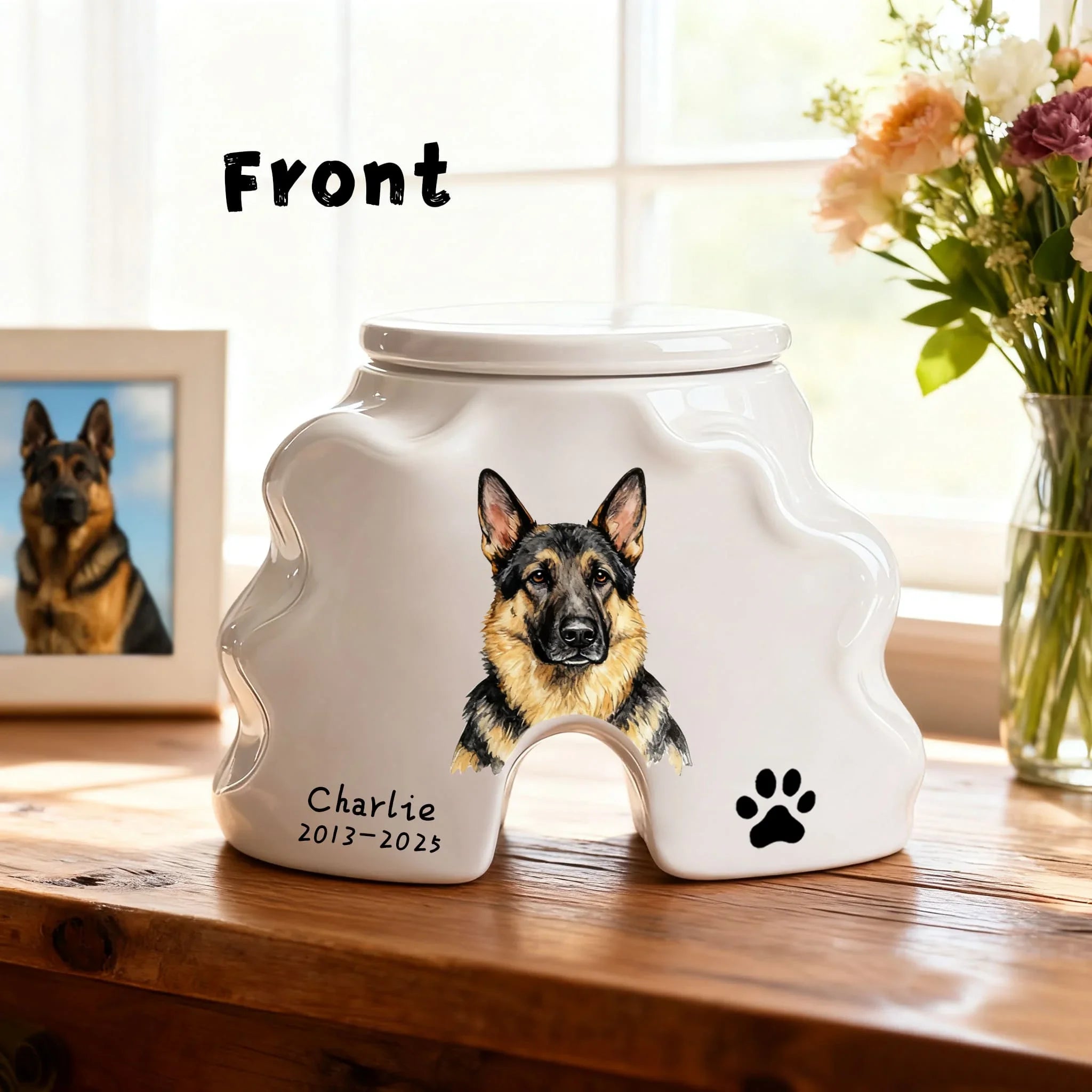 Custom Dog Urn for Ashes #BP101
