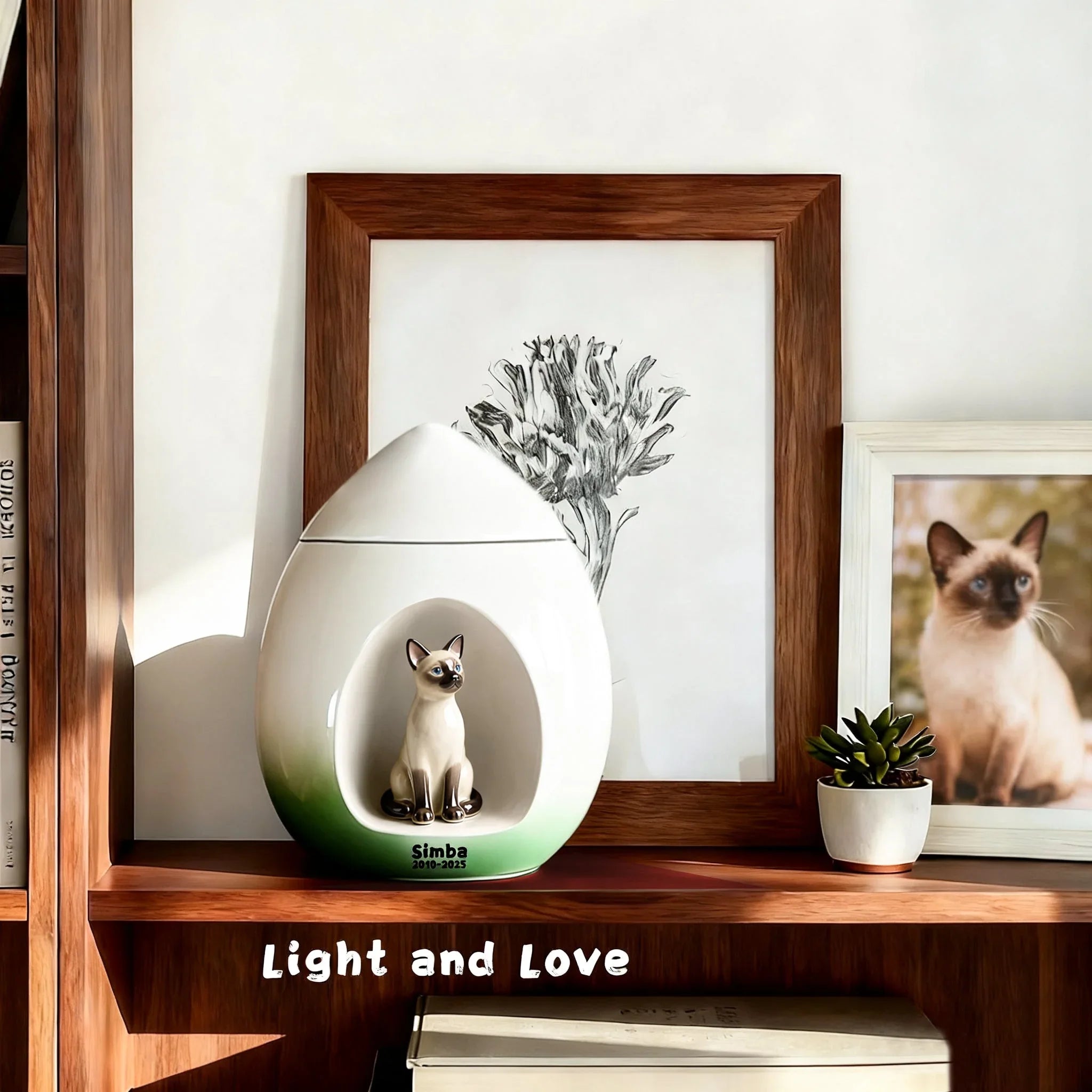 Personalized ceramic keepsakes, handcrafted pet memorials